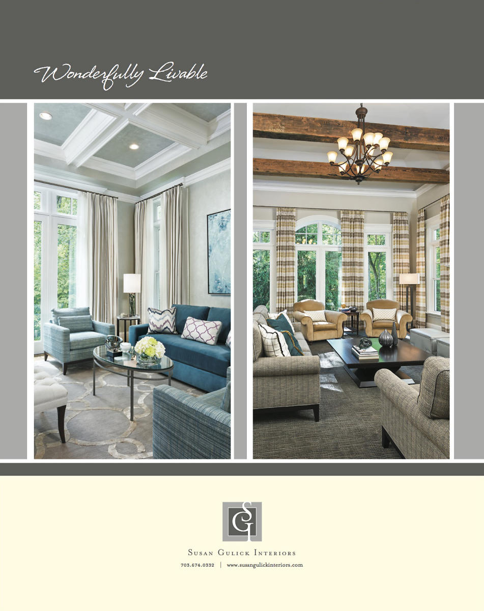 Susan Gulick Interiors Home & Design Ad