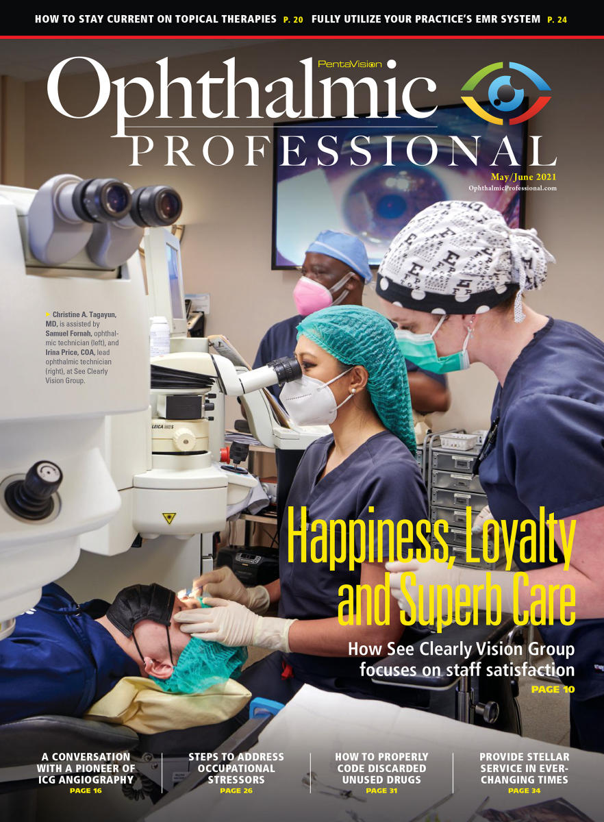 PentaVision Media - Cover Story, Ophthalmic Professional Magazine