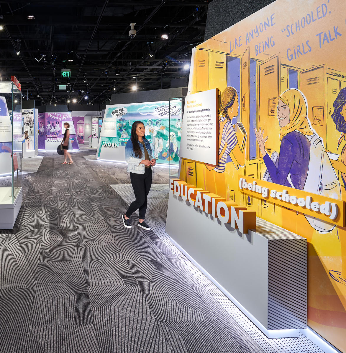 Client: Howard+Revis Design | Girlhood Exhibit at Smithsonian NMAH