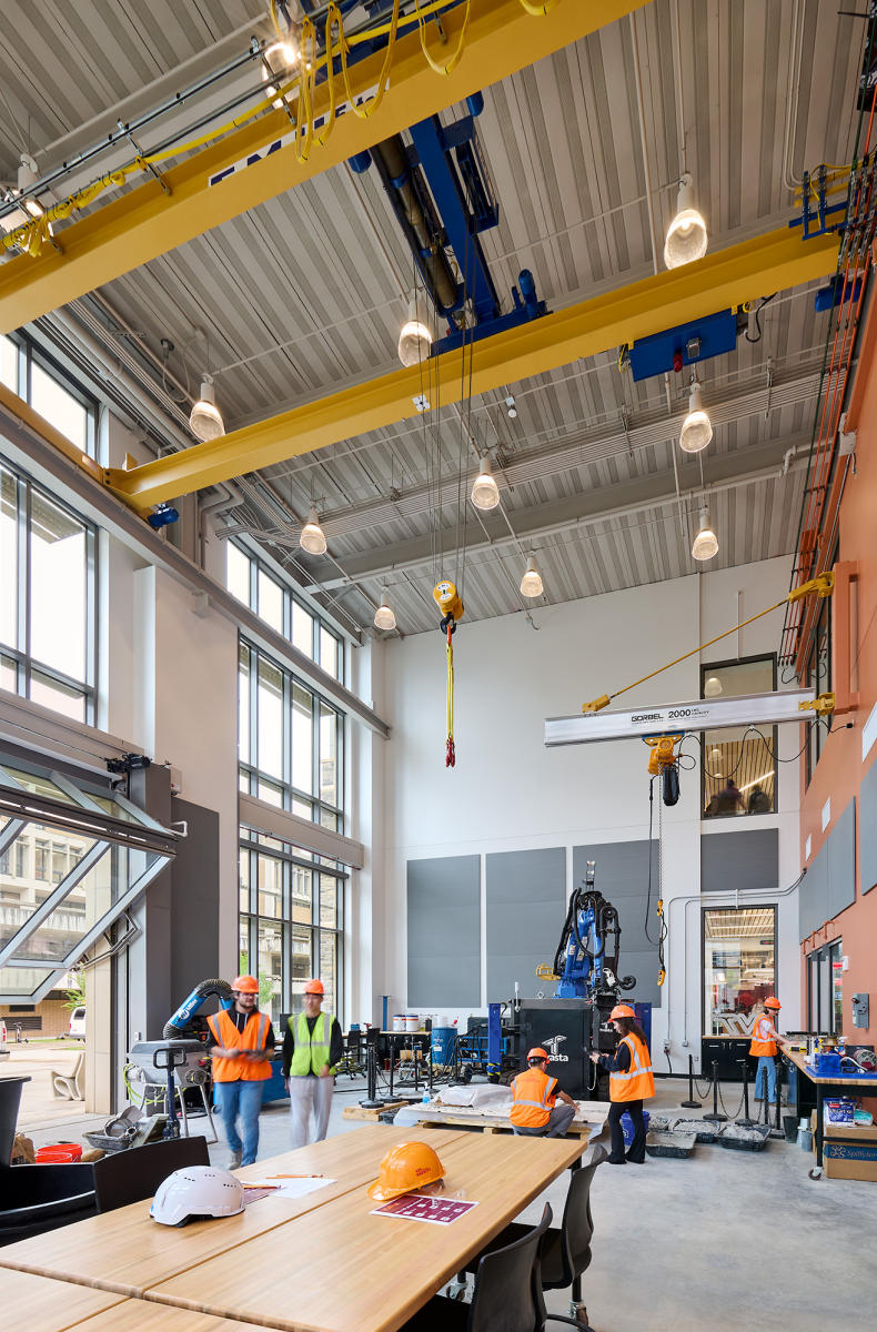 Architect: Cooper Carry  |  Project: Virginia Tech Innovation Lab, Lawson School of Construction