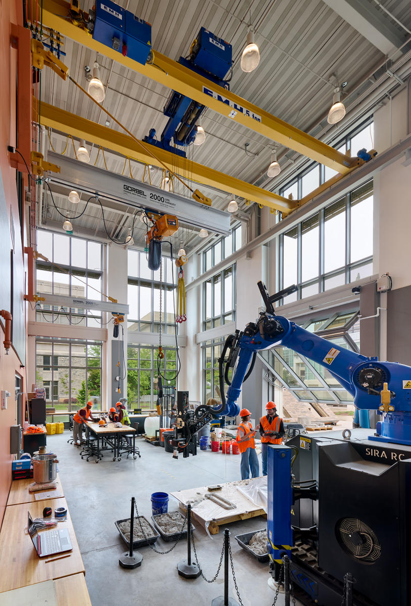 Architect: Cooper Carry  |  Project: Virginia Tech Innovation Lab, Lawson School of Construction