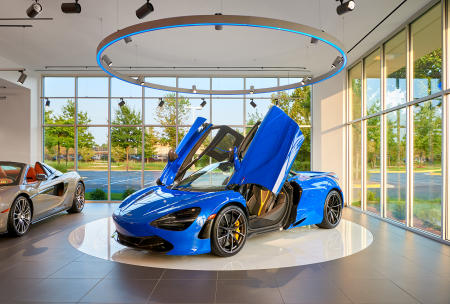 Architect: VA-Spaces   |   Project: McLaren Showroom, Sterling, VA