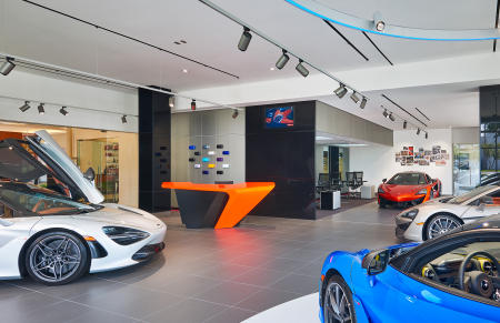 Architect: VA-Spaces   |   Project: McLaren Showroom, Sterling, VA