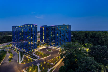 Project: EXO  |  Construction: Moriarty  |  Architect: R2L:Architects  |  Developer: Greystar