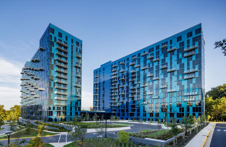 Project: EXO  |  Construction: Moriarty  |  Architect: R2L:Architects  |  Developer: Greystar