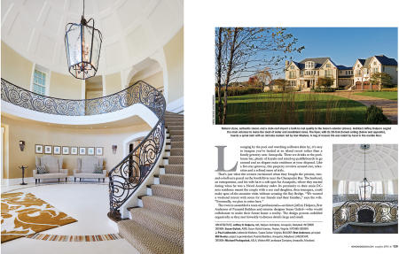 Home & Design spread, Annapolis MD Residence Client: Susan Gulick Interiors