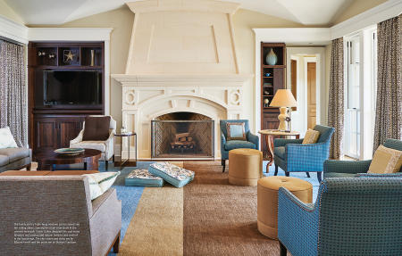 Home & Design spread, Annapolis MD Residence Client: Susan Gulick Interiors