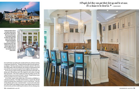 Home & Design spread, Annapolis MD Residence Client: Susan Gulick Interiors