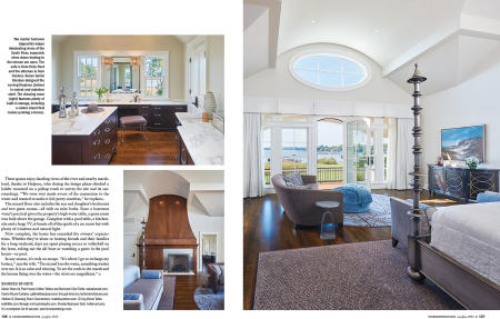 Home & Design spread, Annapolis MD Residence Client: Susan Gulick Interiors