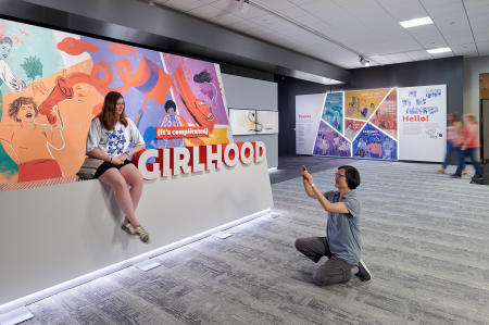 Client: Howard+Revis Design | Girlhood Exhibit at Smithsonian NMAH