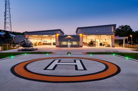 Architect: Dewberry | Project: Fairfax Co Aviation and Emergency Medical Facility