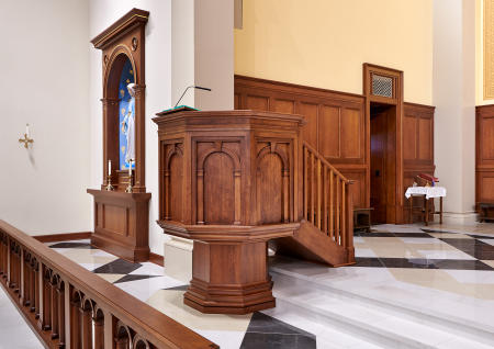 Architect: Harrison Design | Project: St Ambrose Catholic Church, Annandale, VA