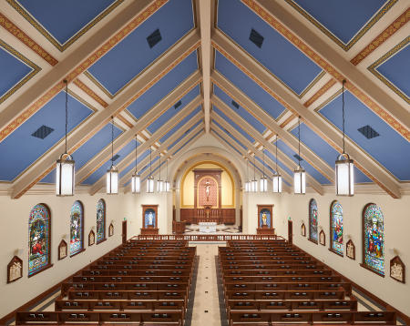 Architect: Harrison Design | Project: St Ambrose Catholic Church, Annandale, VA