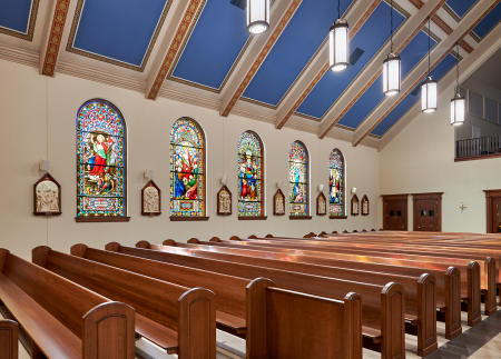 Architect: Harrison Design | Project: St Ambrose Catholic Church, Annandale, VA