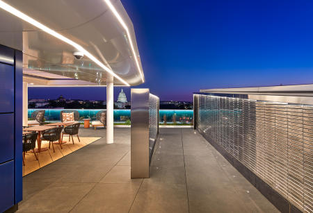 Clients: DWatts Construction &  ZDS Architects | Project: NAR rooftop terrace, Washington DC