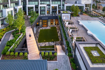 Architect and Landscape: SmithGroup  |  Project: The Heming, Tysons VA