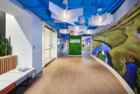 Clients: VA Spaces, Washington Workplace, LightArt, interlux, MetroWall,  Bognet Construction  |  Project: Daikin