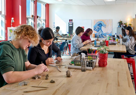 Architect: Perkins Eastman  |  Project: Alexandria City High School, Minnie Howard