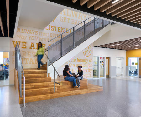 Architect: Perkins Eastman  |  Project: Alexandria City High School, Minnie Howard