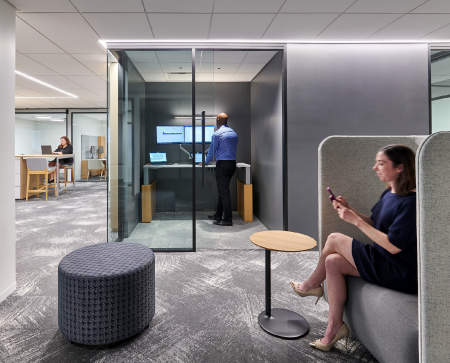 Clients: HGA, RAND Construction | Project: Cushman Wakefield, Washington DC Headquarters