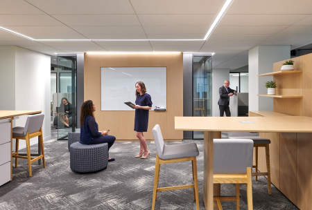 Clients: HGA, RAND Construction | Project: Cushman Wakefield, Washington DC Headquarters