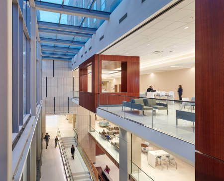 Project: Verstandig Pavilion, Georgetown University Hospital, Main Atrium